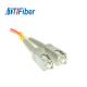 Multi Mode Fiber Optic Patch Cord SC/UPC To SC/UPC SIMPLEX OS1-9/125um 10M