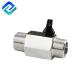 Floating Male To Male Thread Mini Casting Ball Valve