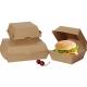 120 Deg Disposable Burger Boxes Packaging Burger Hamburger Packaging Box
