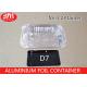 Rectangle Shape Aluminium Foil Container D6 480ml Volume Grill Pan FDA Approval