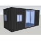 Hollow Tempered Glass Prefab Container House 21780KG Payload