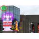 Outdoor Glass Advertising Led Display Screen , Transparent Led Curtain P6.25