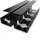 430x100x100mm Custom Office Desktop Cable Organizer for Under Desk Cord Management Tray