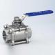 3-pc stainless steel ball valves FULL PORT 1000WOG,PN63 NPT BSPP BSPT API598 304 SS316 1/4