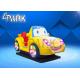 2 Player Kiddy Ride Machine , Genius Racer Fiberglass Kids Swing Car Machine Game