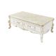 White Marble Top Storage Wooden Coffee Table