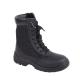 Spring Season Working Safety Boots in Black PU Sole and Buffalo Leather Campla Lining