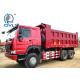 Red Color LHD 6X4 Tipper Dump Truck Euro 2 336HP Engine HYVA Front Lifting