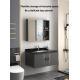 Space Aluminum Moistureproof Modern Hanging Bathroom Cabinets Combination