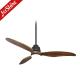 New Arrival DC Motor 3 Solid Blades Decorative Led Ceiling Fan With Light