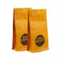 Block Bottom Coffee Plastic Packaging Pouch With Printing