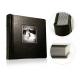 Individual 8*8 inch Leather Cover Flush Mount Album with Cut-off