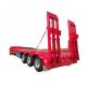 Low Bed Semi Trailer Transport Gooseneck Drop Deck Low Bed Flatbed Detachable Oversize Load