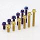 Titanium Hex Flange Taper Cap Bolts Racing Tuning For Automobile Motorcycle