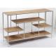 Multi Tier High Gloss Lacquer Display Shelving Unit
