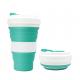 Portable Silicone Collapsible Coffee Cup 550ml for travel