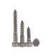 Hex Head Wood Screw Lag Bolt DIN571 Galvanized Stainless Steel SS304 SS316