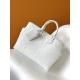 White Monogram Preloved Branded Bag Louis Vuitton Sac Plat Tote