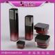 SRS free sample acrylic square cream jar and plastic lotion bottle set cosmetic packaging