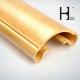 Brass extrusion profiles of floor handrail building material OEM ODM Copper Alloy C38500