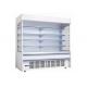 Commercial Multiple Glass Door Multideck open Chiller Refrigeration Built In System