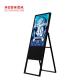 Ultra Thin Vertical Floor Standing Advertising Display , Portable LCD Digital Signage 32''