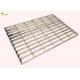 Serrated Galvanized Steel Bar Grating Patio Linear Flat Metal Grid Floor