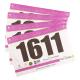 Tyvek Personalized Bib For Marathon Race Number Participant Recognition