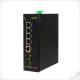 IEEE802.3af/At Industrial Unmanaged Poe Switch 4X60W High Power DIN Rail Installation
