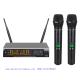 LS-975 muti channel wireless microphone system UHF IR selectable frequency  PLL rechargeable battery half rack size