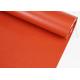 860mm Silicone Coated Fiberglass , Thermal Insulation Silicone Fiberglass Fabric