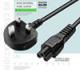 Custom 3 Pin UK Power Cord Cable Laptop Electric Plug 3x0.75mm2