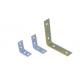 Flat 90 Degree Metal Right Angle Bracket Shelf Support Cold Stamping Type