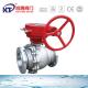 1000kg Package Gross Weight Gear Operated Flanged Ball Valve for Gas Media Q341F-150LB