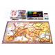 Cafe Shop Party Paper Board Games With 1/8 Folded Board Plastic Insert Non Skid