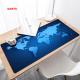 Rubber Material Gaming Keyboard Mouse Pad Customized World Map Design Large Desk Pad