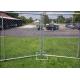 12ft Wide Temporary Fencing Panels , Steel 6ft Tall Chain Link Fence