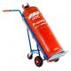 Powder Coating Propane Cylinder Trolley Oxygen Tank Carrier With Wheels