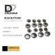 Anti Black Silver Clothing Snap Buttons , Bulk Replacement Snap Buttons Custom