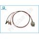 Nihon Kohden BR-903PA ECG lead wire 0.5m 3 leads ECG Cable With Clip