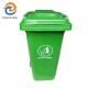 120L plastic dustbin in different colors with wheels and cover