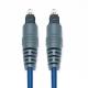 Toslink Audio Optical Fiber Cable Blue Spdif Plastic Square Soket 1.0mm PMMA 1M 2M For TV cD Player