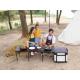 FDA Certified Portable Camp Kitchen Organizer Box Wind Resistant IGT Table