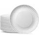 Microwave Safe Biodegradable Plastic Plate , Sustainable Cornstarch Disposable Plates