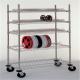 Chrome Plated Smt Reel Trolley Carbon Steel Esd Pcb Magazine Rack