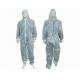 Lightweight Body Disposable Protective Non Woven Coverall Gowns With Hood
