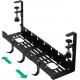Under Desk Wire Cable Tray Organizer No Drilling Needed Carbon Steel Construction