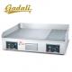 Stainless Steel 1/2 Flat And 1/2 Grooved Plate Electric Grill Griddle