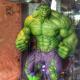 Marvel Superhero Fiberglass Hulk Statue Life Size Resin Sculpture