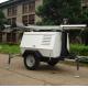 6kw - 8kw Diesel Light Tower Generator , Mobile Light Tower 1000Wx6 Lamps With Trailer
